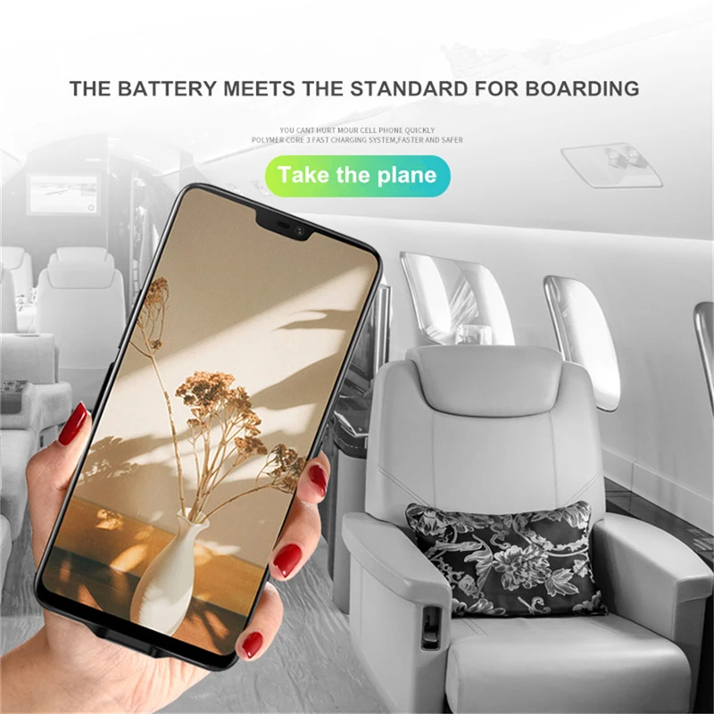 SPCASE 6500 мАч портативное зарядное устройство чехол для One Plus 6 подушка безопасности