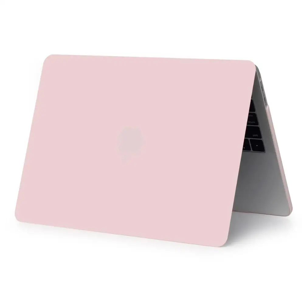 Матовый чехол для ноутбука Apple MacBook Pro retina Air 11 12 13 15 дюймов, для Mac Air 13 Чехол, Pro 13 15 чехол с сенсорной панелью - Цвет: New Pink-Matte