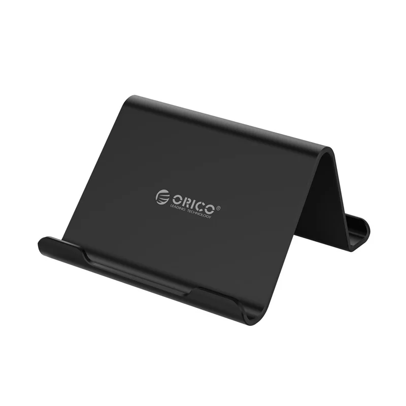 Черный ORICO EMS Настольный держатель Двухсторонняя Настольная подставка ABS универсальный держатель для телефона и планшета - Цвет: Черный