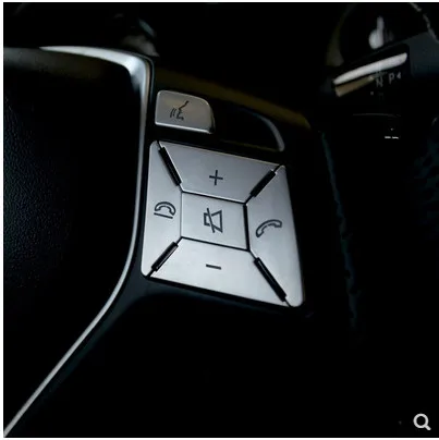 Панель руля консоли кнопка переключателя отделка крышки наклейка 12P для Mercedes Benz A
