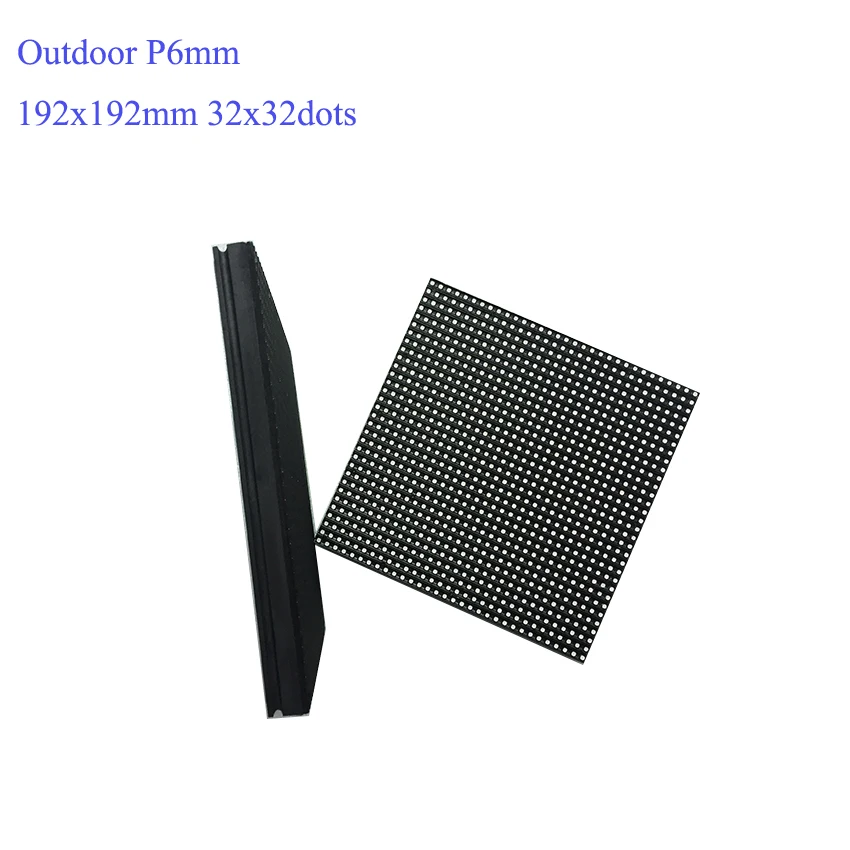 HD экран P6 SMD наружный полноцветный 6 мм светодиодный пиксель 32*32 модуль 192*192 RGB