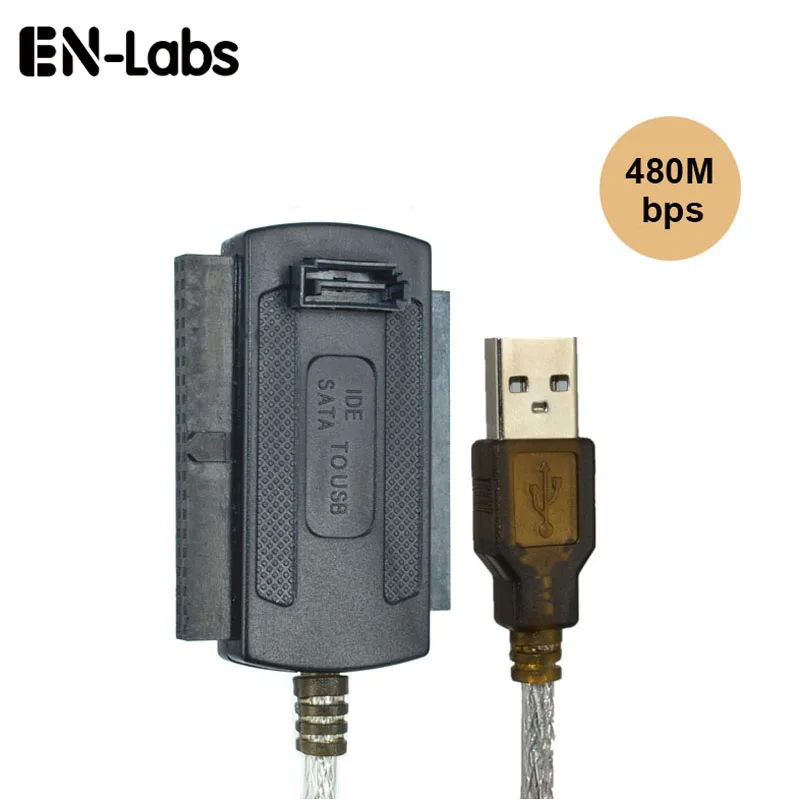 En Labs 3 в 1 USB 2 0 к IDE / SATA 5 &quot 5&quot жесткий диск HDD SSD 480 МБ/с./с интерфейс передачи данных