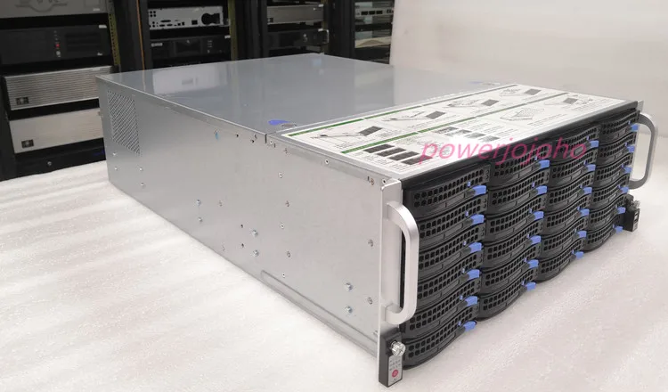 4U стойка Горячая замена шасси 24 отсека HDD NVR IPFS Облачное хранилище сервер S465-24 6 ГБ мини SAS backplane 650 мм