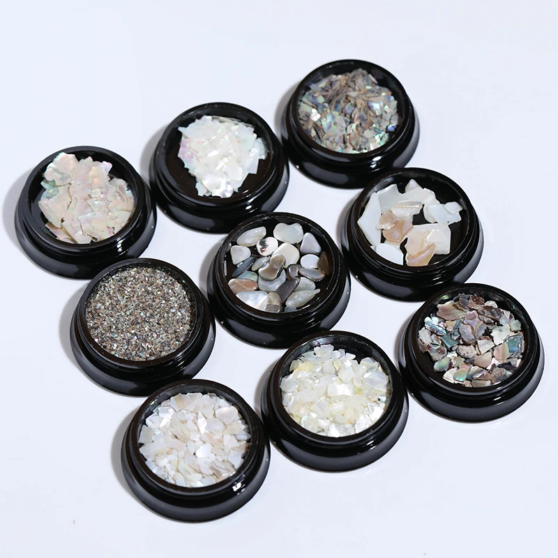 Ракушки для ногтей Натуральный Камень Неправильной Формы сломанные хлопья