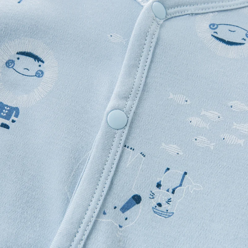 DB9616 dave bella осень унисекс Детский комбинезон ребенок печати бутик новорожденный 1