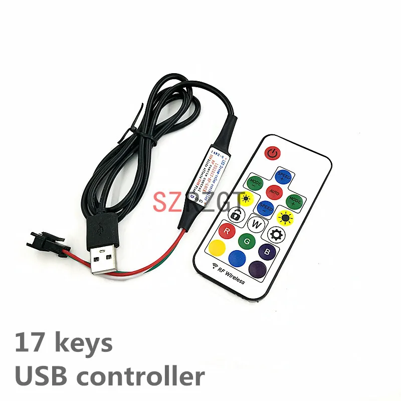 DC5V 24V мини RGB светодиодный контроллер для 5050 WS2811 ws2812b Светодиодная лента Dream