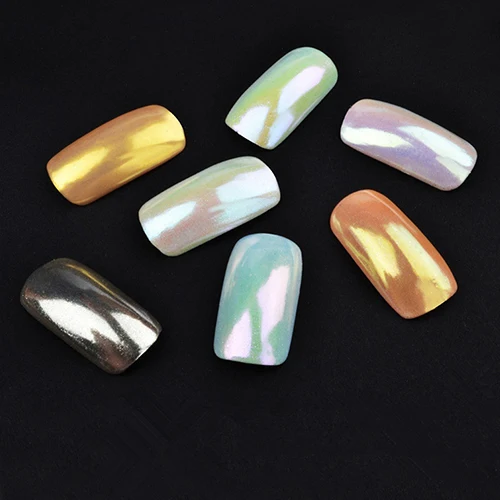 1 г/кор. Зеркало Ногтей Блеск Порошок Пыли Nail Art DIY Shinning Chrome Пигмент Блестит |