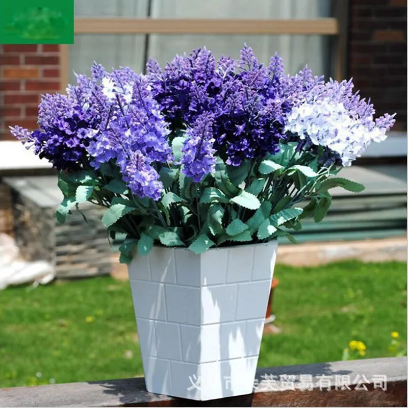 Имитация цветов лаванды Европейский сельский Прованс 5 шт. 10 головок | Дом и сад