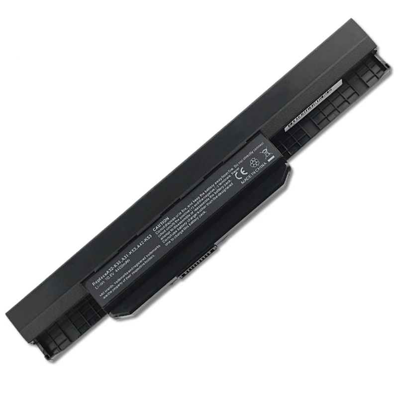 6cell K53u Laptop Battery For Asus A32 K53 A42-K53 A31-K53 A41-K53 A43 A53 K43 K53S X43 X44 X53 X54 X84 X53SV X53U X53B X54H - купить по