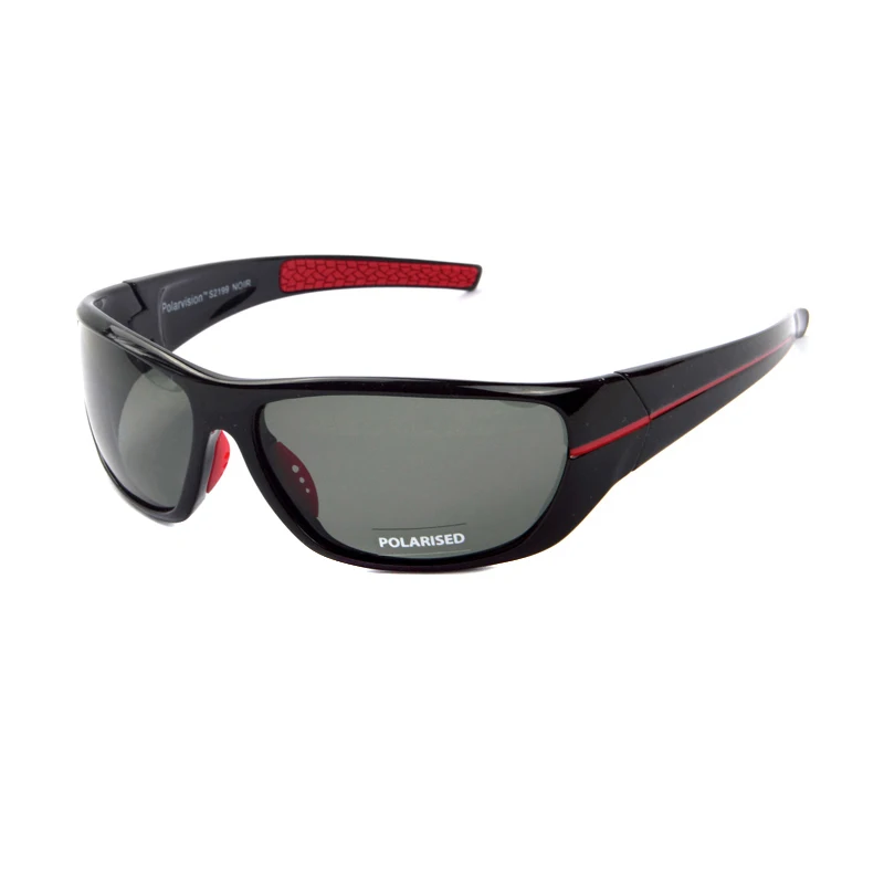 Black Red l Gray JIANGTUN Лидер продаж качественные поляризованные солнцезащитные очки для мужчин и женщин солнцезащитные очки для вождения - Цвет линз: Black Red l Gray