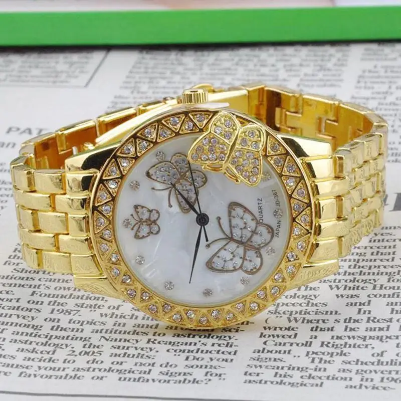 Часы-браслет женские кварцевые с кристаллами под платье 2019 | Наручные часы