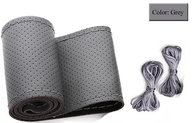 Мода Кожаный Руль Обложка для Lancia Delta ПОДЕЛКИ Ручной Работы Дело С Нити и Иглы |