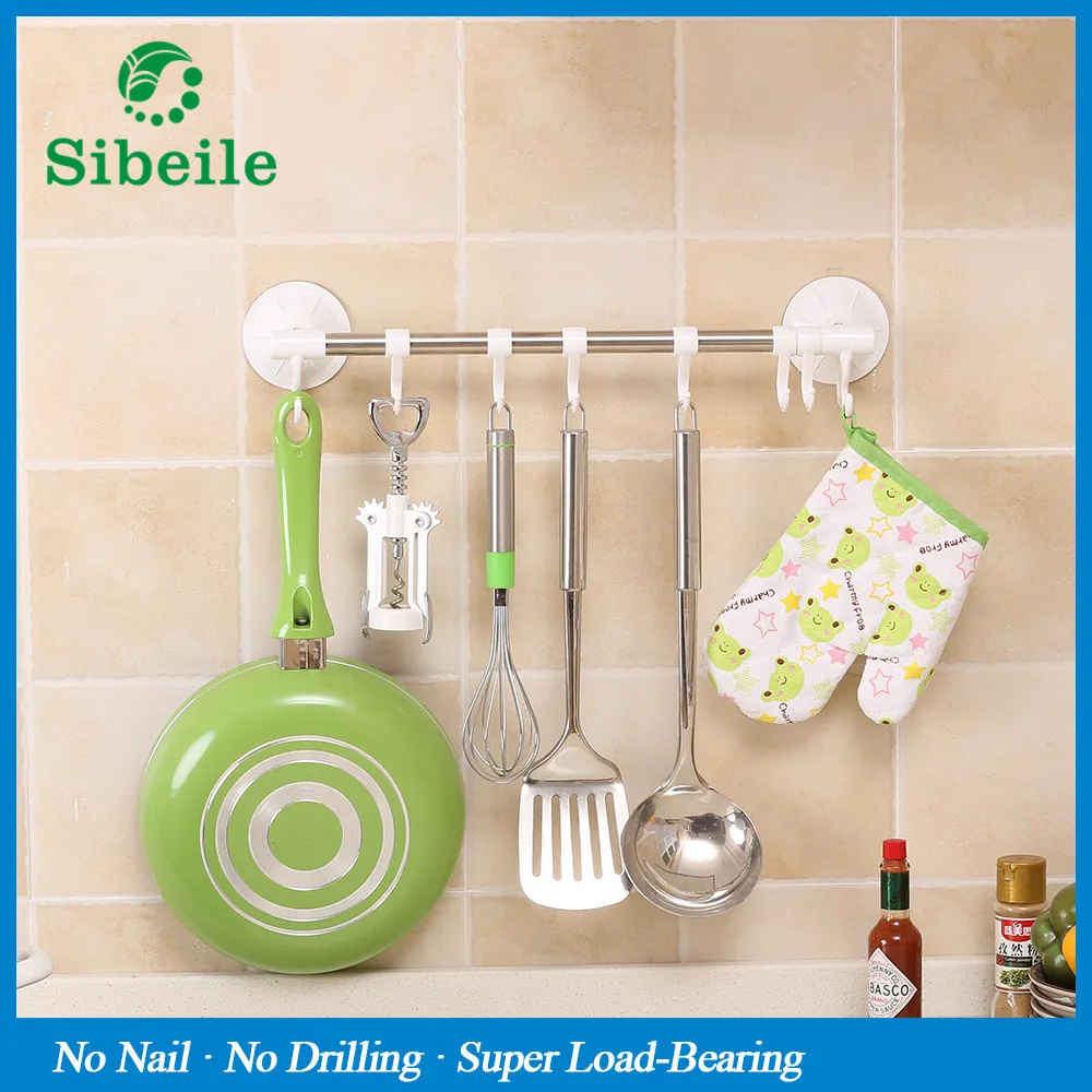 SBLE Нержавеющая сталь двери подвесная полка Полотенца бар держатель губки для