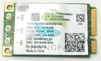 Wi Fi карта для intel 533ANMMW 5300AN 300 Мбит/с мини Pcie адаптер WLAN карта|wifi card|card wifihp wifi card |