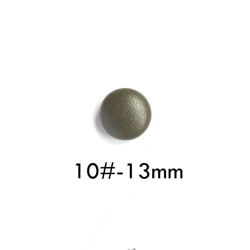 13mm-10 10mm 13mm Faux leather round cloth buckle DIY button jewelry material homemade bean earrings accessories a pack of 10 - Цвет: 13mm-10