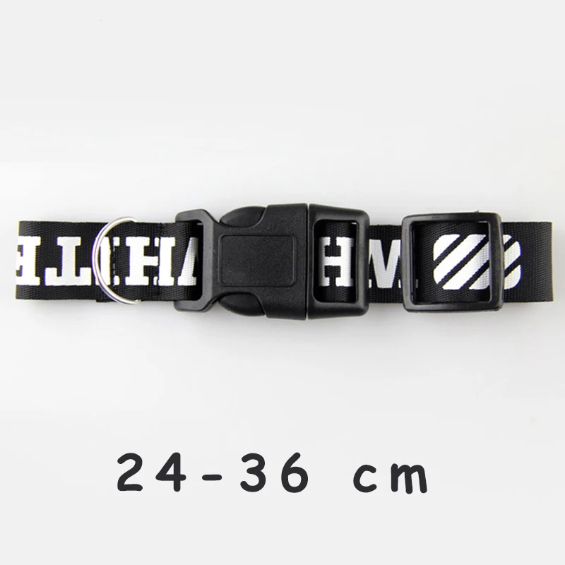 Collar Black 24-36cm Модная маленькая шлейка для собаки домашнего животного поводок воротник Перро щенок шлейка для кошек ошейник для Чихуахуа Мопс-бульдог поводок для собаки ремень безопасности - Цвет: Collar Black 24-36cm