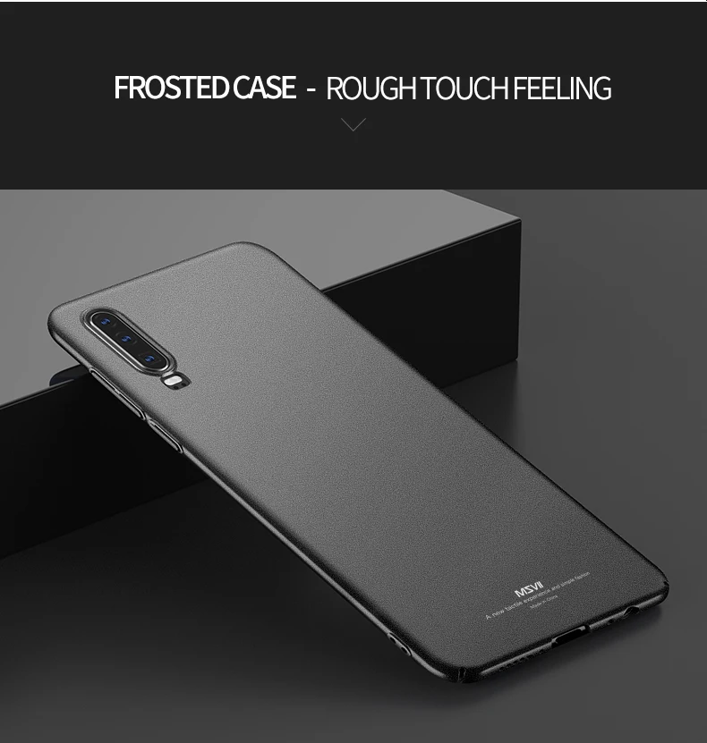 P30 чехол MSVII тонкий матовый чехол для huawei P30 Pro Lite чехол P 30 Plus жесткий чехол из поликарбоната для huawei P20 Lite Pro P 20 чехол для телефона s