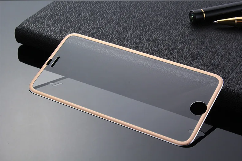 10 шт 3D полное покрытие Tianium металлический край закаленное стекло для iPhone 11 Pro Max XS XR X 8 7 6 6S Plus 9H Взрывозащищенный протектор экрана