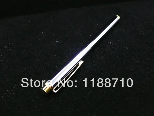 Супер-ручка Thru Bill/металлическая ручка через Билл-магия крупного плана волшебный