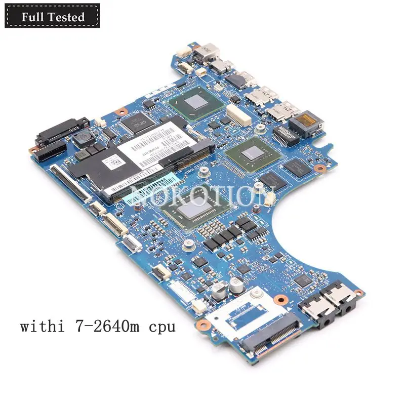 

NOKOTION laptop motherboard for Dell XPS 14Z L412 PLW00 LA-7451P F2DV7 0F2DV7 Mainboard i7-2640M CPU GT520M gpu full tested