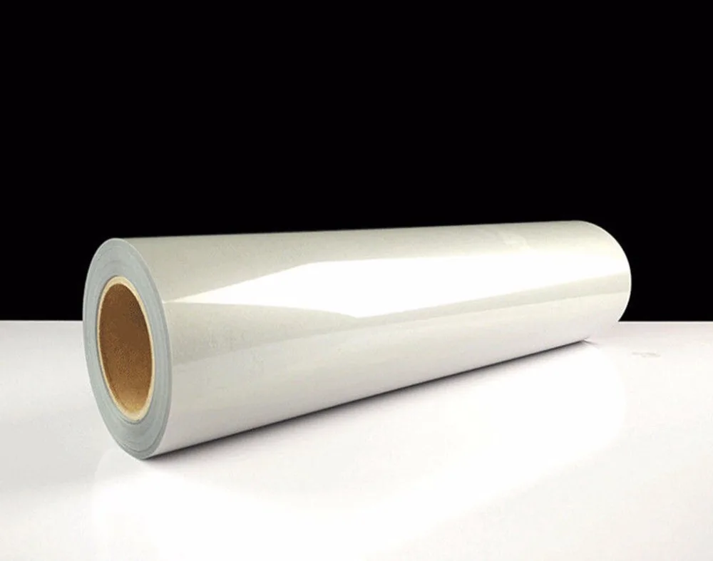 Серебристая отражающая теплопередающая виниловая пленка для футболки с утюгом