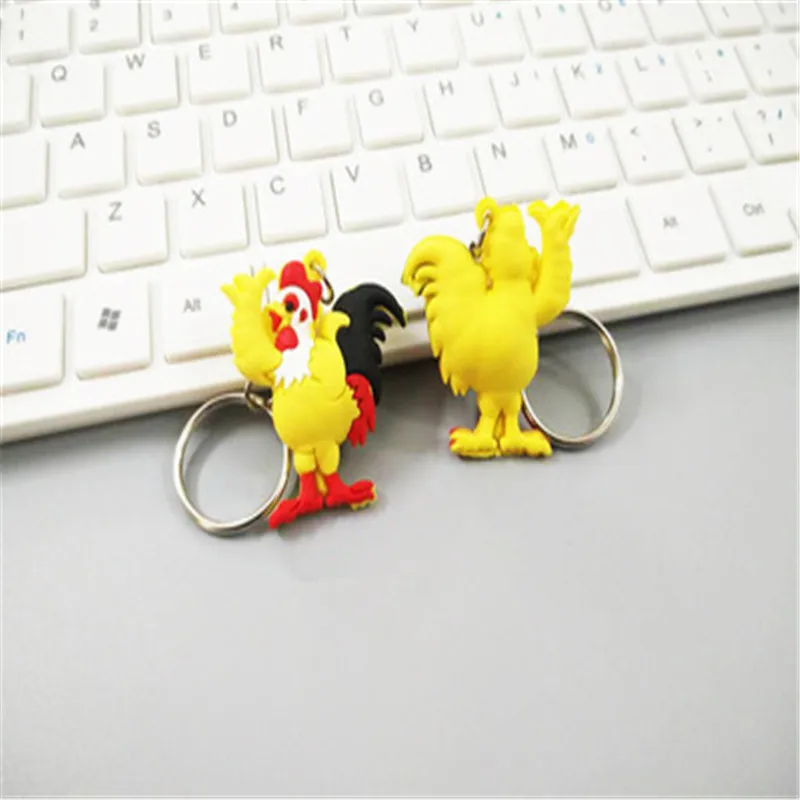 2018 модный брелок для ключей с кулоном в виде петуха мультяшный креативный