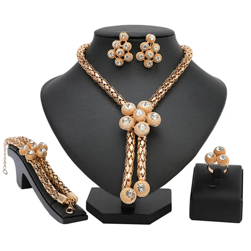 Модные африканские Ювелирные наборы Женский костюм дизайн нигерийский