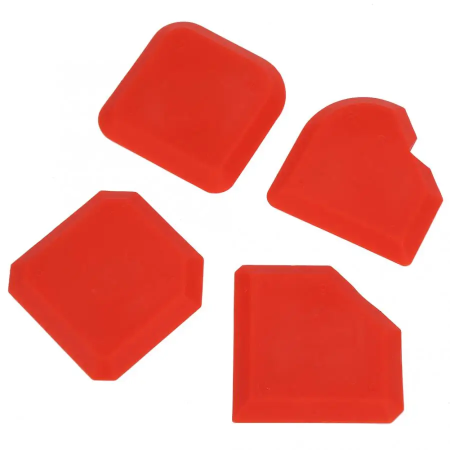 4 шт./компл. силиконовый герметик для удаления гладких отделочных средств скребок