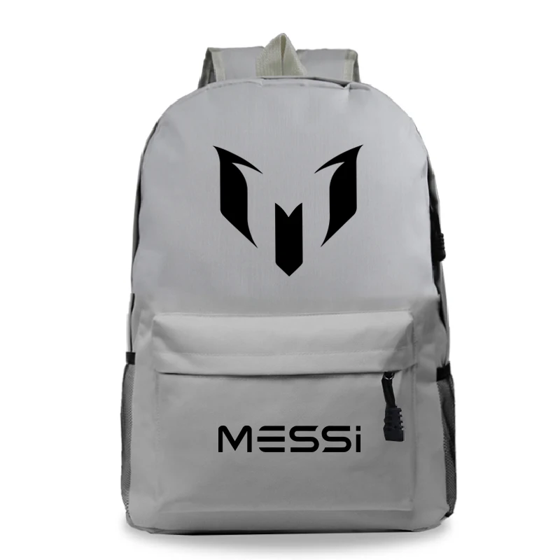 Школьные сумки для мальчиков и девочек Messi красивый школьный рюкзак подростков