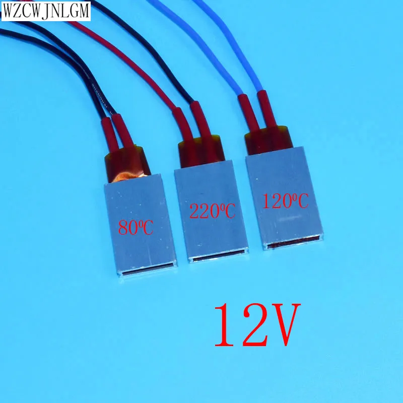 12V Ptc нагреватель Нагревательный элемент фен для волос аксессуары бигуди нагреватель 80/120/220 градусов Цельсия нагреватель воздуха на дизельном топливе, 1 шт