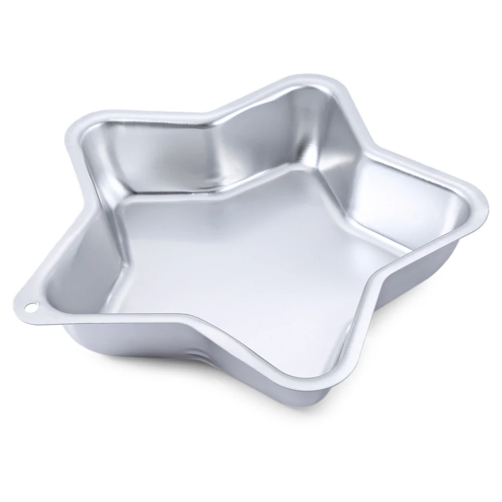 Пятиконечная звезда Форма Торт Печенье Пан Плесень легкий Алюминий сплав