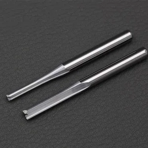 Комплект из 10 твердосплавных фрез 3,175 мм4 мм с двумя канавками, для работ по дереву, ЧПУ