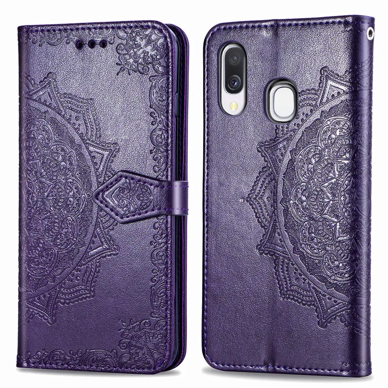 Кожаный чехол для samsung Galaxy A10 A20 A30 A70 A40 A50 чехол Чехол кожаный чехол-портмоне с откидной крышкой чехол для samsung J4 J4 Plus A20 чехол