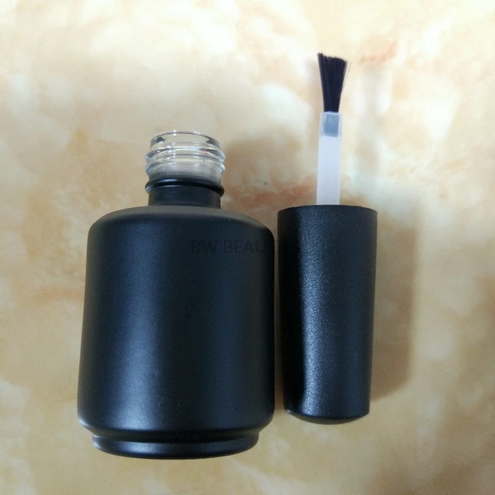 100 шт./лот 15 мл Черный Белый Элегантный цветной под заказ пустой флакон для