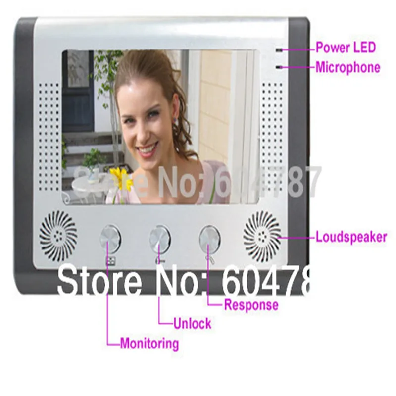 Рисунок 2 - 7-дюймовый цветной видеодомофон TFT