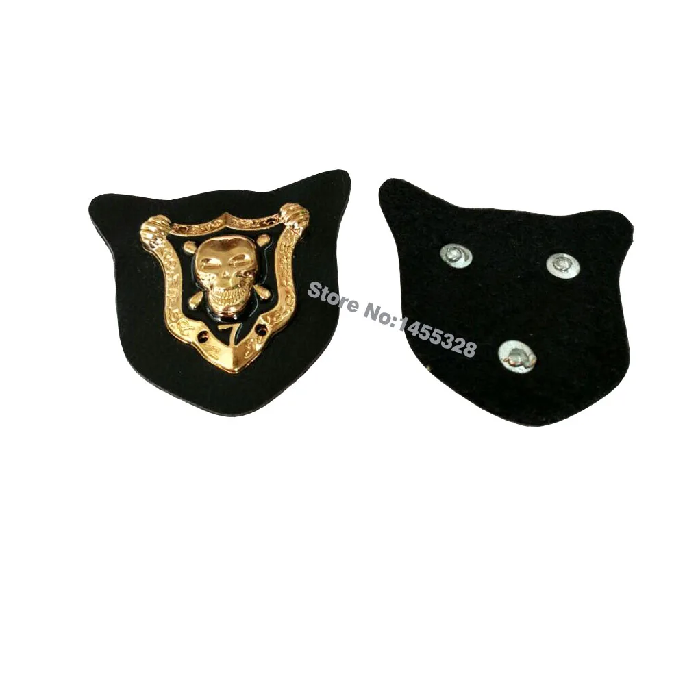 15 шт./лот Черный/Белый Кожзаменитель этикетки из металлического сплава с