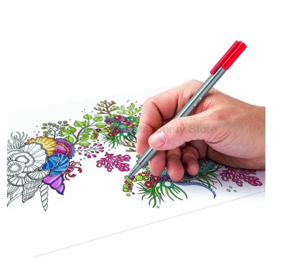STAEDTLER 334 C36 36 цветов художественные маркерные ручки набор 0,3 мм мелкая рисованная точка художественная маркер ручка чернила на водной основе без токсинов дизайн креативный набор