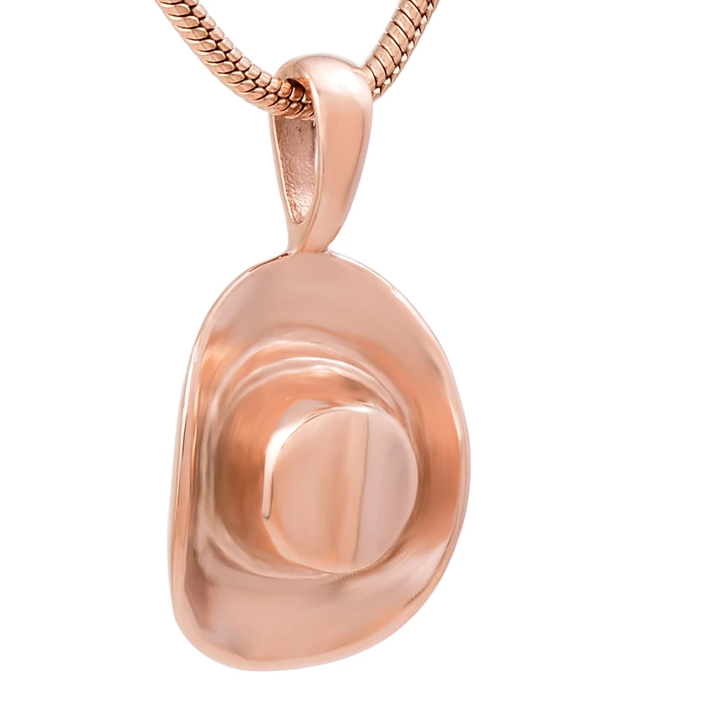 Ковбойская шляпа из нержавеющей стали кулон памятный для праха Keepsake урна