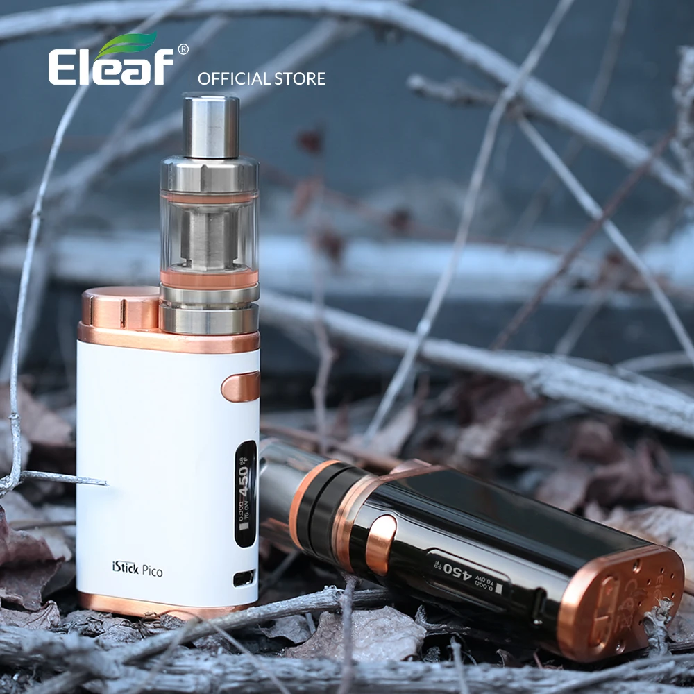 Оригинальный комплект Eleaf iStick Pico с мини-атомайзером MELO III аккумулятором 18650 1-75 Вт 2