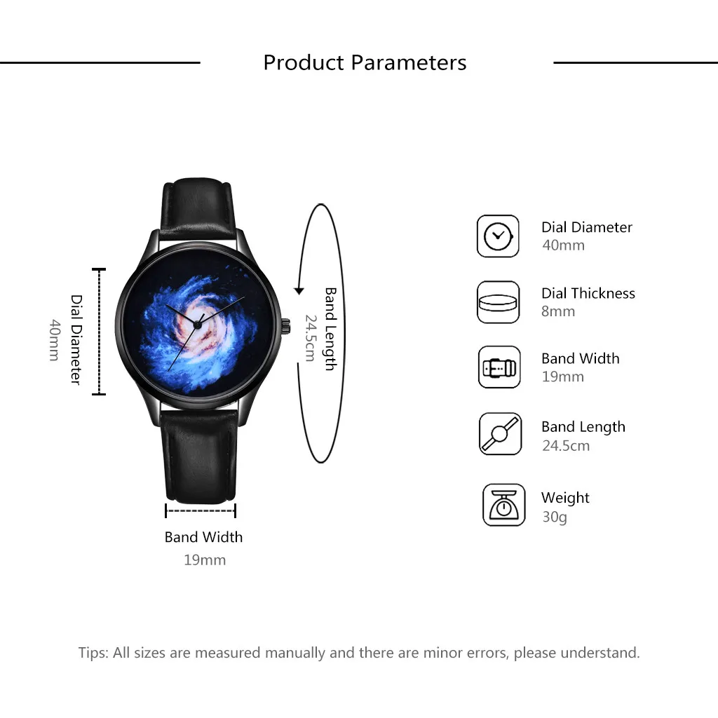 Модные Роскошные Вселенная темно-синяя звезда Вихрь ремень часы женские
