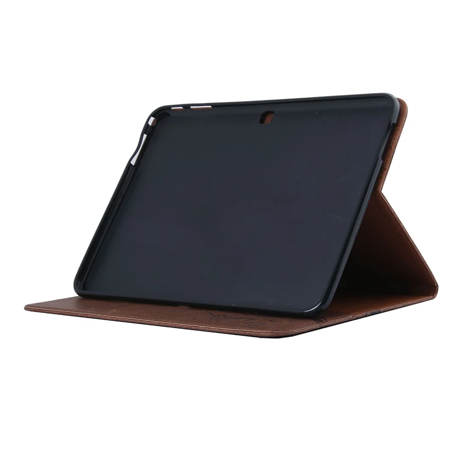 Чехол из искусственной кожи для samsung Galaxy Tab 4 10,1 SM T530 T531 T535, защитный флип-чехол с подставкой, держатель для карт