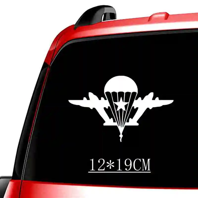 Three Ratels TZ-203 15*24см 12*19см 10*15.8см 1-4шт наклейки на машину ЗА ВДВ наклейки на авто наклейка на автомобиль - Название цвета: 203 Middle-Silver