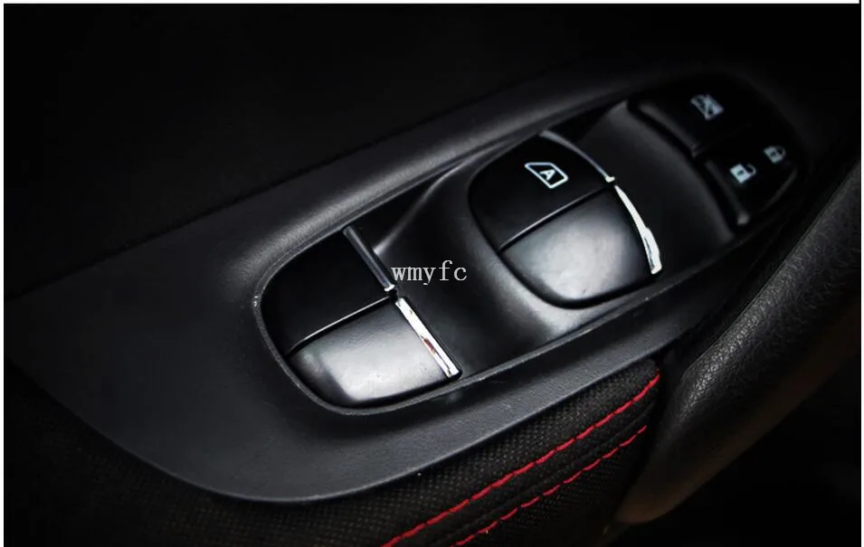 Автомобильный Стайлинг для Nissan X-Trail T32 QASHQAI j11- дверной стеклоподъемник с блестками отделка ABS покрытие хромированная отделка