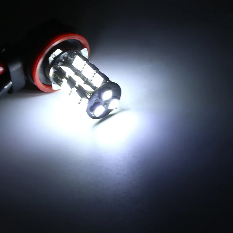 1 шт. белая H8 Противотуманные фары Дневные Фары Светильник H11 5050 27 SMD светодиодный