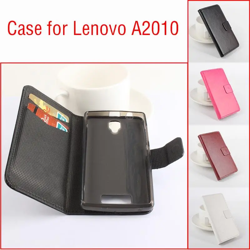 Crazy Horse кожаный чехол для Lenovo A2010 Ретро винтажный кошелек телефона с подставкой и