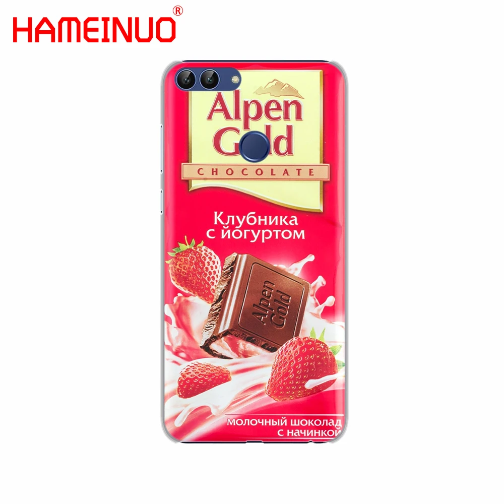 HAMEINUO alenka bar wonka чехол для сотового телефона с шоколадной надписью nutella huawei Honor 7C Y5