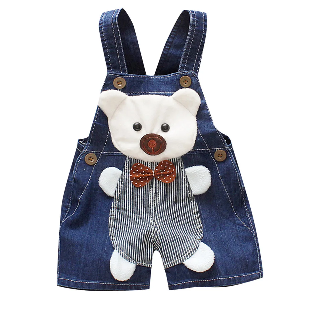 Одежда для малышей одежда маленьких мальчиков девочек комбинезон с 3D мультяшным