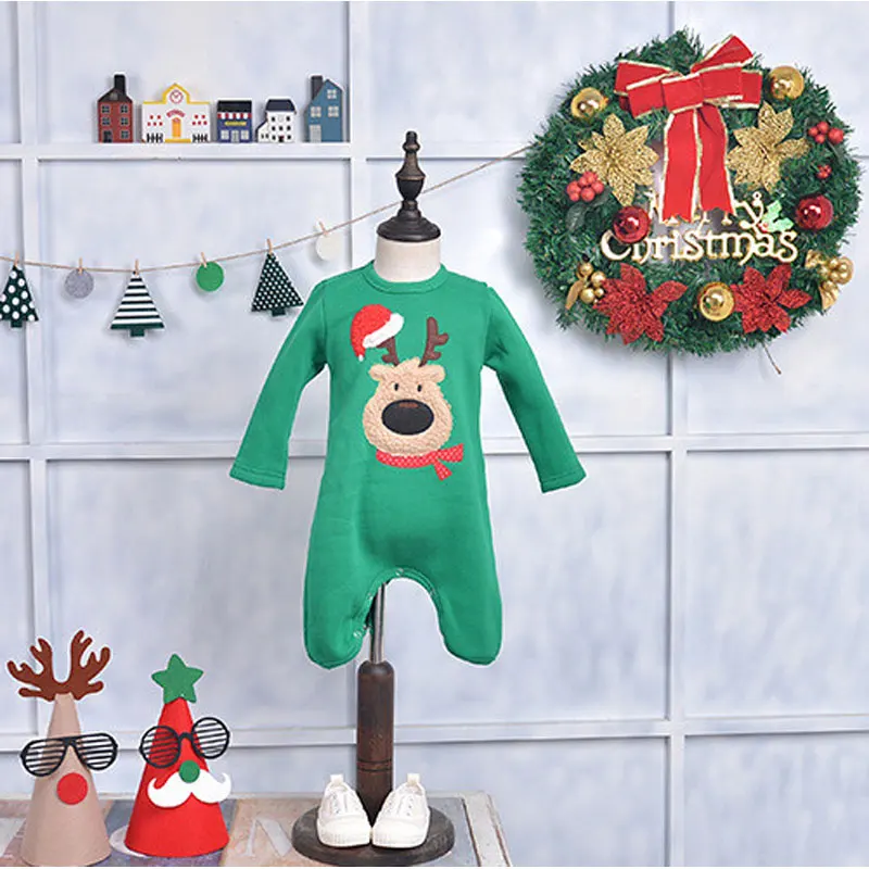Family Christmas Sweaters Set Clothes for Couple Tick Green Red | Женская одежда