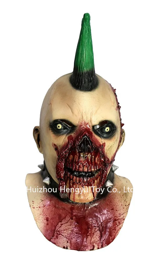 

Латексная Маска Mohawk Punk Zombie Monster DELUXE для взрослых