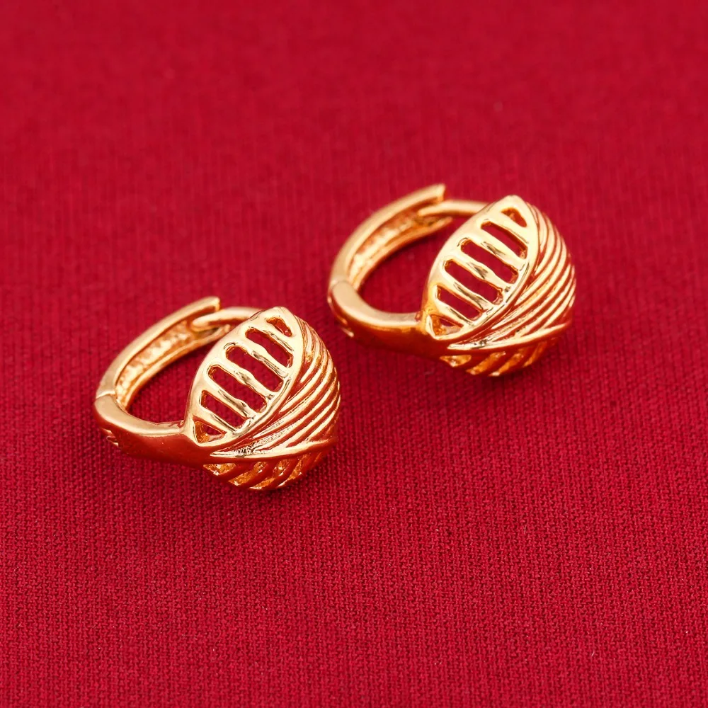 Оптовая продажа женские серьги золотого цвета эфиопское Эритрейское ювелирное